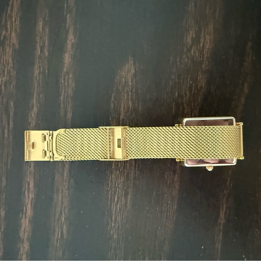 Rosefield Boxy Gold Tone Watch View 3